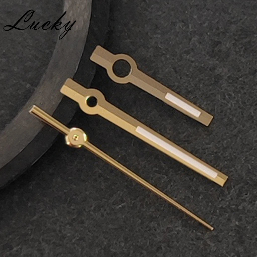 NH35 Hands Rose Gold Silver Gold Watch Hands Green Luminous For NH35/NH36/4R/7S Movement Watch Accessories