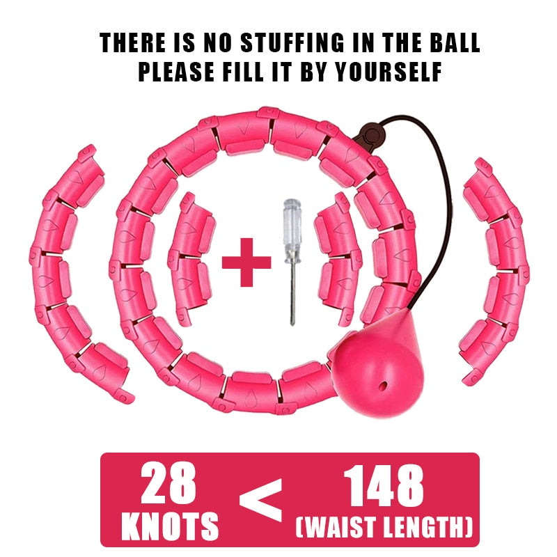 Smart Weighted Fit Hoop – Waist Trainer & Core Toner for Adults