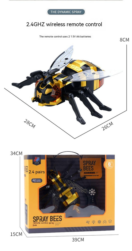 Remote Control Realistic Bee – Prank RC Toy for Kids & Adults