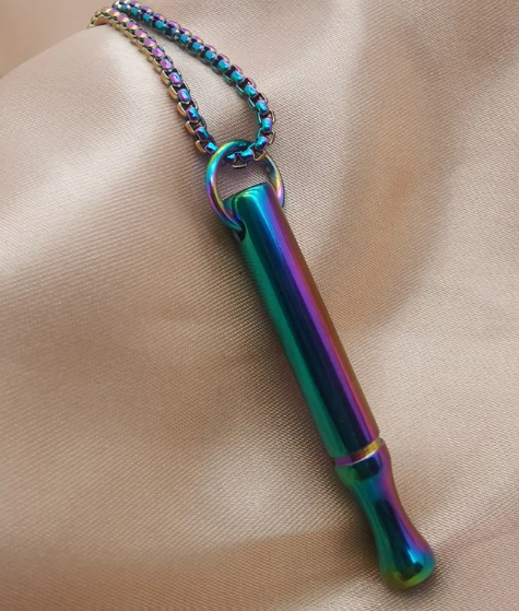 Breathing Necklace for Anxiety Relief – Mindfulness Pendant for Calm & Focus
