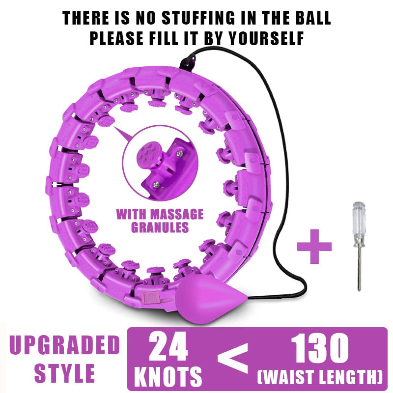 Smart Weighted Fit Hoop – Waist Trainer & Core Toner for Adults