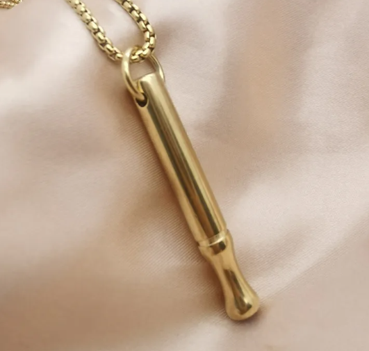 Breathing Necklace for Anxiety Relief – Mindfulness Pendant for Calm & Focus