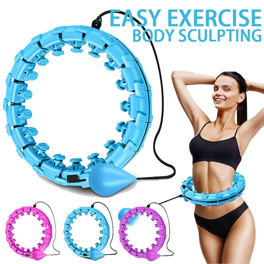 Smart Weighted Fit Hoop – Waist Trainer & Core Toner for Adults