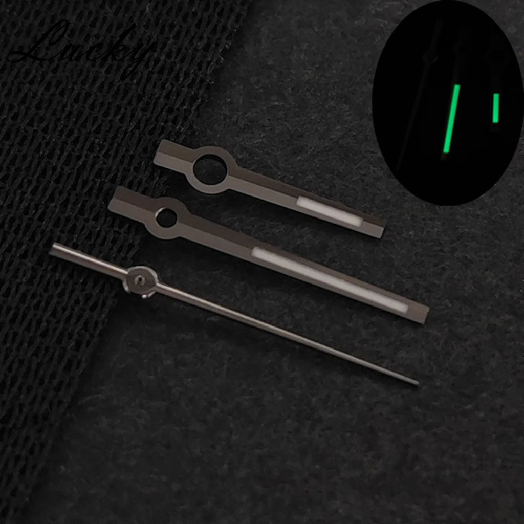 High Quality Watch Hands BGW9 Luminous /C3 Green Luminous Black Silver Gold Rose Watch Accessories Fit NH35/NH36/4R/7S Movement