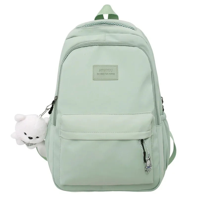 New Female Fashion Lady High Capacity Waterproof College Backpack Trendy Women Laptop School Bags Cute Girl Travel Book Bag Cool