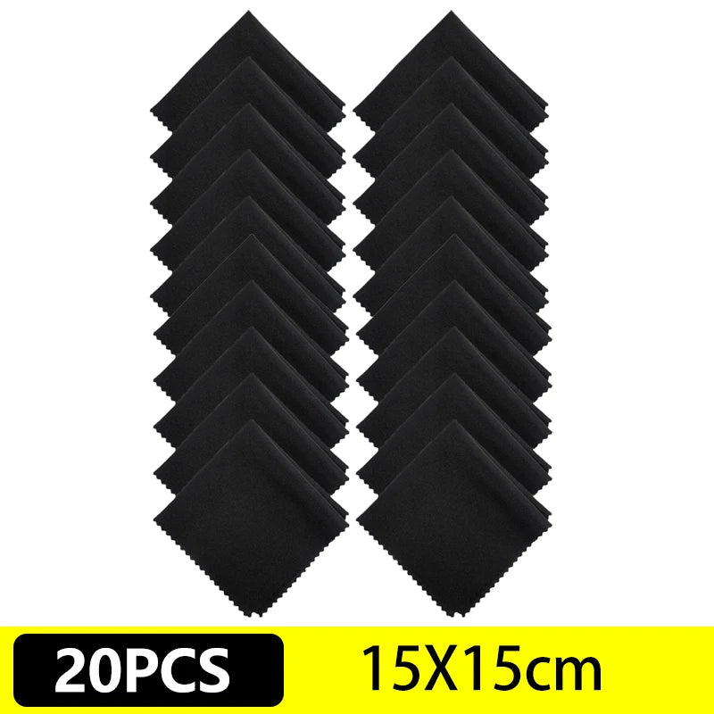 10/20/40Pcs Microfiber Cleaning Cloth for Glasses Lens Laptop PC Computer Mobile Phone Screen Cleaning Wipes Cleaner Cloth