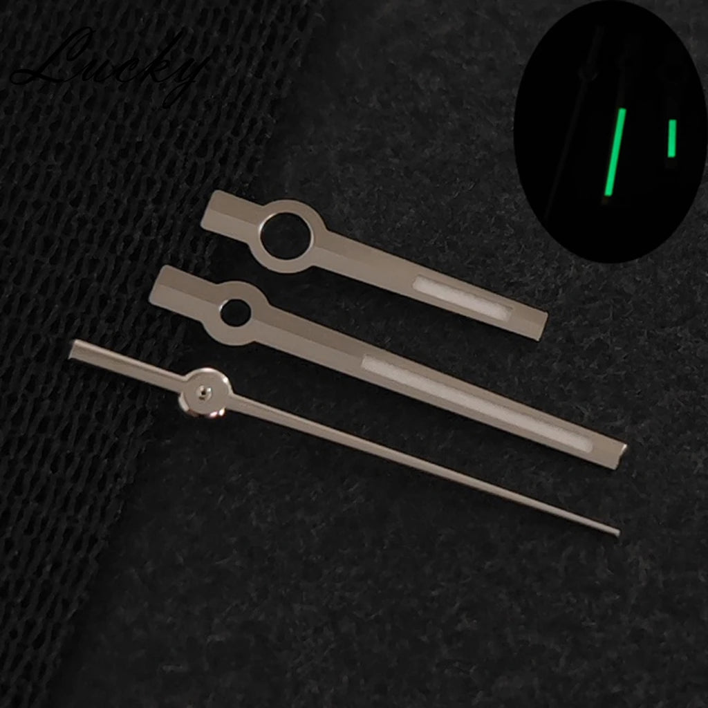 High Quality Watch Hands BGW9 Luminous /C3 Green Luminous Black Silver Gold Rose Watch Accessories Fit NH35/NH36/4R/7S Movement