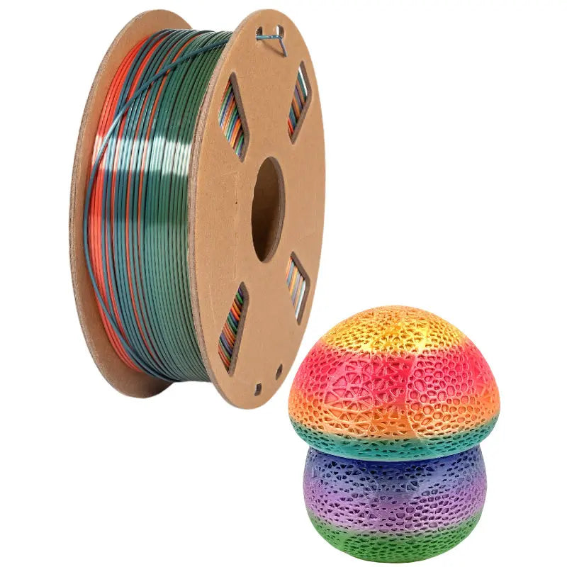 Rainbow PLA 3D Printer Filament 1.75mm Multi-Color Changing Filament 3D Printing PLA Filament,Multiple Options