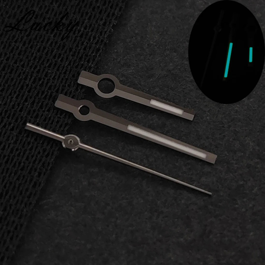 High Quality Watch Hands BGW9 Luminous /C3 Green Luminous Black Silver Gold Rose Watch Accessories Fit NH35/NH36/4R/7S Movement