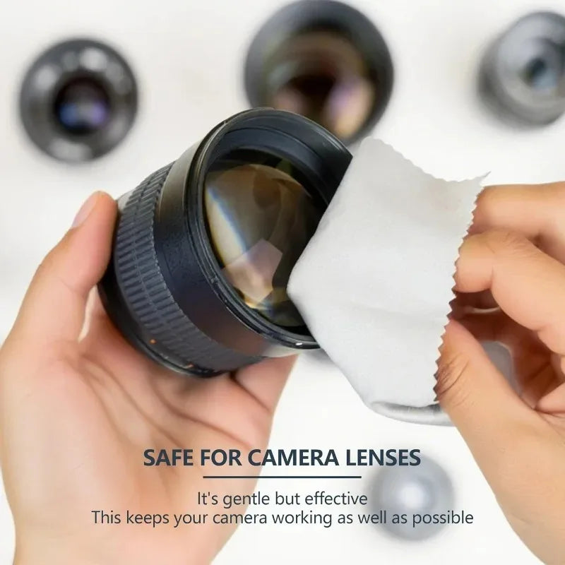 Cleaning Cloth for Mobile Phone Screen Glass Watch Camera Lens Microfiber Washable Reusable Cleaning Wipe Premium Eyeglass Cloth