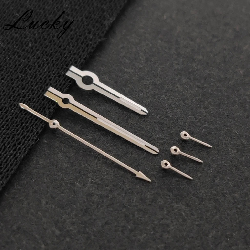 High Quality 6Pins VK63 Watch Hands Silver Black Gold Rose Hands Green Luminous Watches Pointers Fit VK63 VK63A  Quartz Movement