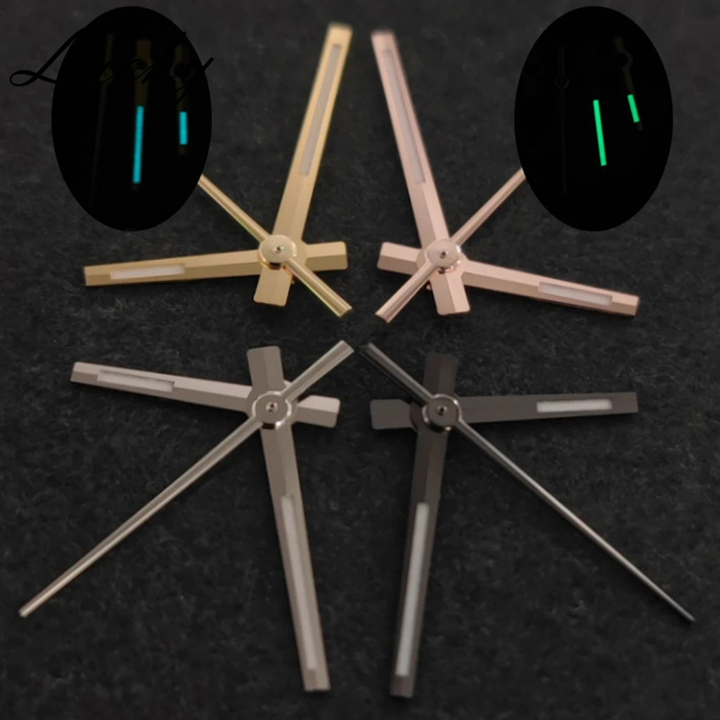 High Quality Watch Hands BGW9 Luminous /C3 Green Luminous Black Silver Gold Rose Watch Accessories Fit NH35/NH36/4R/7S Movement