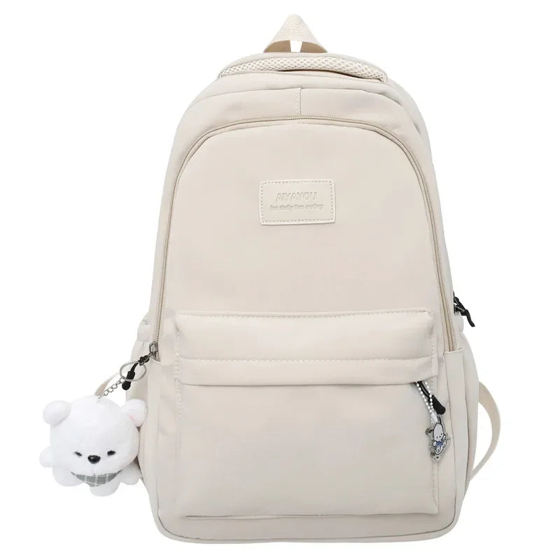 New Female Fashion Lady High Capacity Waterproof College Backpack Trendy Women Laptop School Bags Cute Girl Travel Book Bag Cool