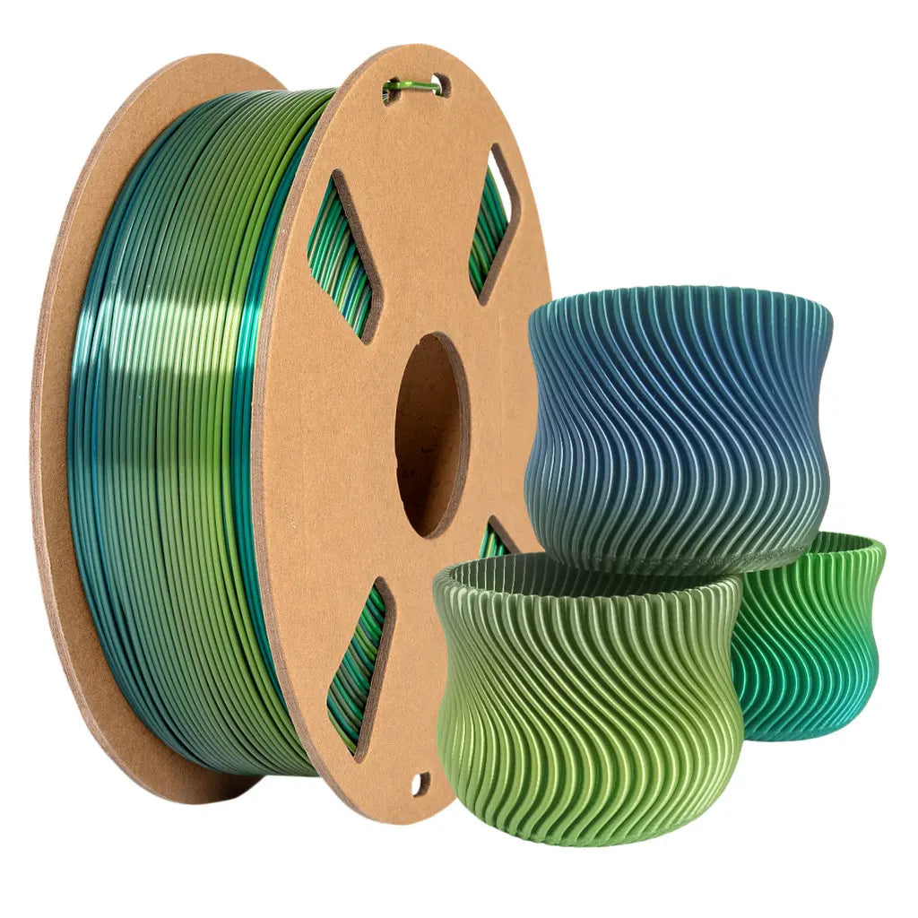 Rainbow PLA 3D Printer Filament 1.75mm Multi-Color Changing Filament 3D Printing PLA Filament,Multiple Options