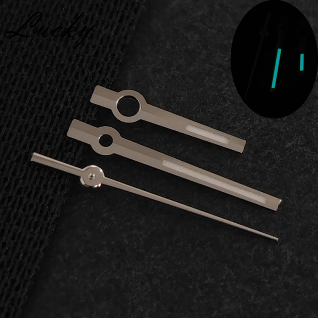 High Quality Watch Hands BGW9 Luminous /C3 Green Luminous Black Silver Gold Rose Watch Accessories Fit NH35/NH36/4R/7S Movement