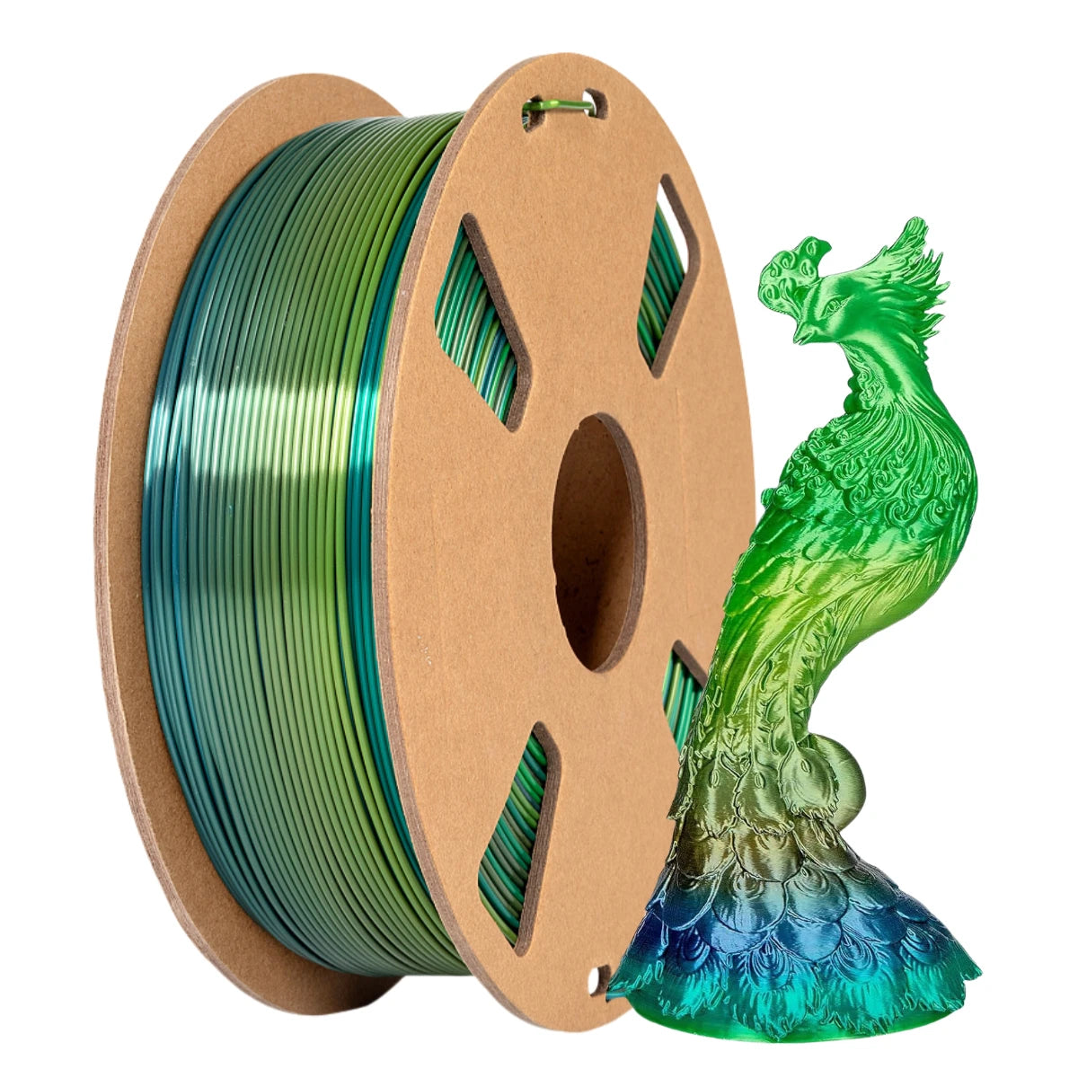 Rainbow PLA 3D Printer Filament 1.75mm Multi-Color Changing Filament 3D Printing PLA Filament,Multiple Options