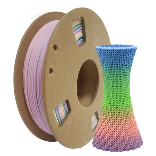 Rainbow PLA 3D Printer Filament 1.75mm Multi-Color Changing Filament 3D Printing PLA Filament,Multiple Options