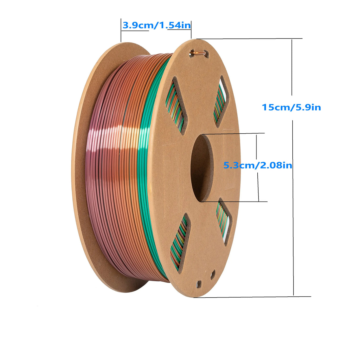 Rainbow PLA 3D Printer Filament 1.75mm Multi-Color Changing Filament 3D Printing PLA Filament,Multiple Options