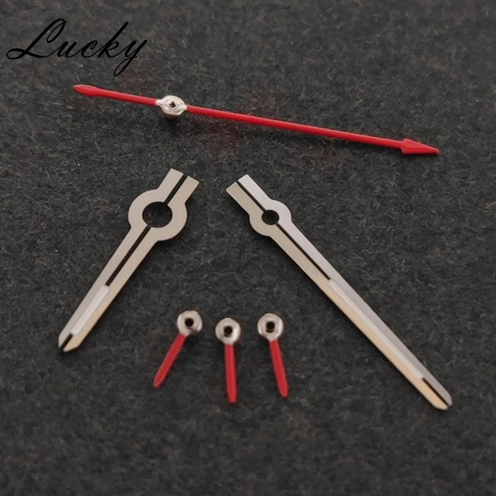 High Quality 6Pins VK63 Watch Hands Silver Black Gold Rose Hands Green Luminous Watches Pointers Fit VK63 VK63A  Quartz Movement