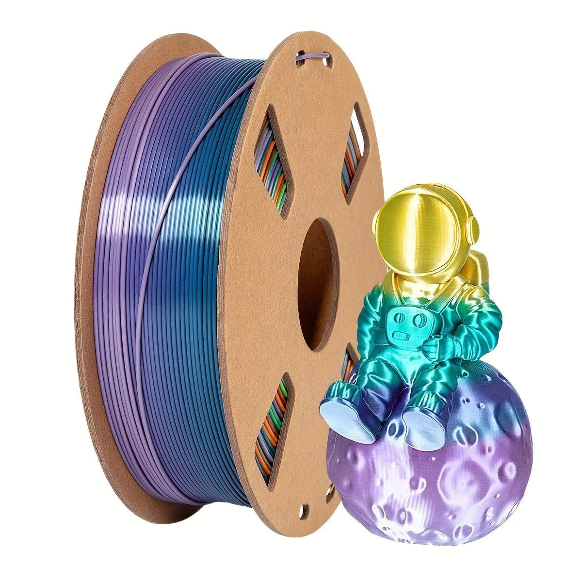 Rainbow PLA 3D Printer Filament 1.75mm Multi-Color Changing Filament 3D Printing PLA Filament,Multiple Options