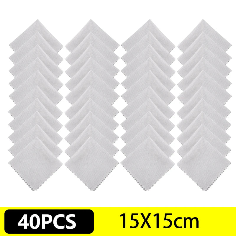 10/20/40Pcs Microfiber Cleaning Cloth for Glasses Lens Laptop PC Computer Mobile Phone Screen Cleaning Wipes Cleaner Cloth