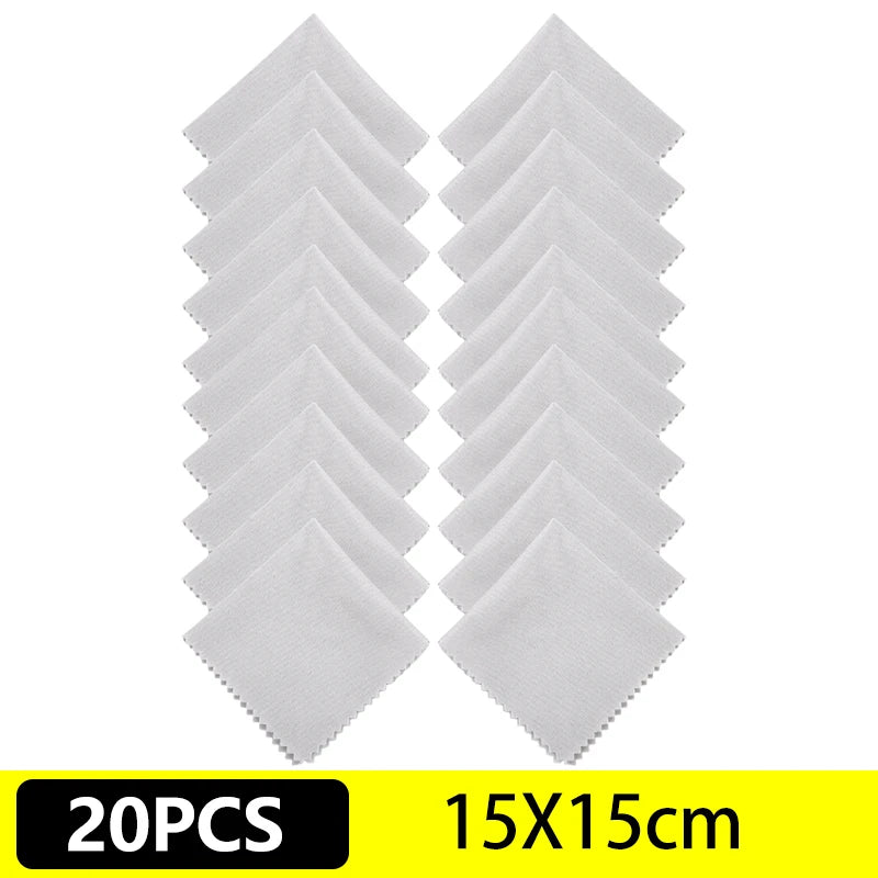 10/20/40Pcs Microfiber Cleaning Cloth for Glasses Lens Laptop PC Computer Mobile Phone Screen Cleaning Wipes Cleaner Cloth