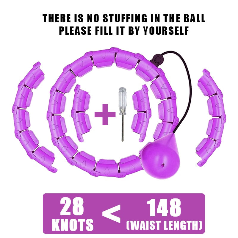 Smart Weighted Fit Hoop – Waist Trainer & Core Toner for Adults