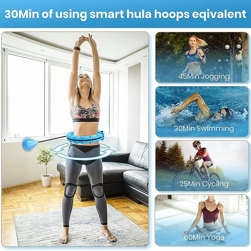 Smart Weighted Fit Hoop – Waist Trainer & Core Toner for Adults